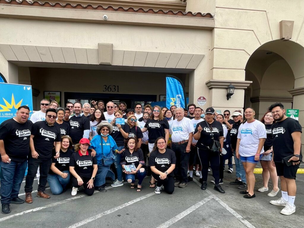 Inflation is hurting Las Vegas's Latino community especially hard. LIBRE-Nevada was on hand to provide discounted groceries to shoppers at local grocery stores.