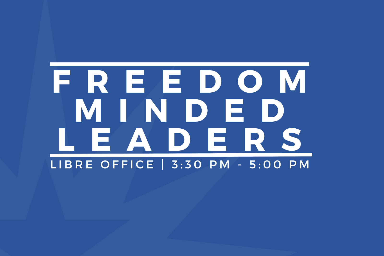 EVENTO - La Iniciativa LIBRE